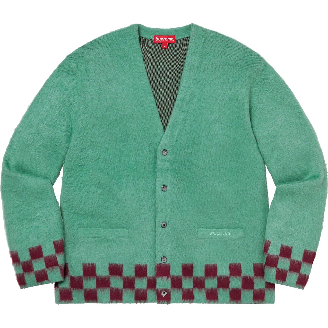 Brushed Checkerboard Cardigan view 2